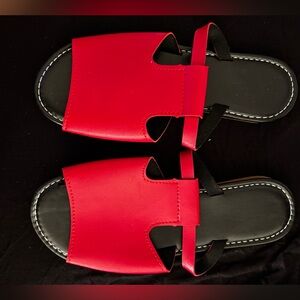 Red Sandals